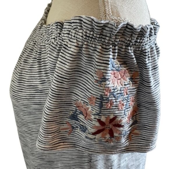 ABERCROMBIE & FITCH Off the Shoulder Embroidered Dress - Size XS - Picture 4 of 6